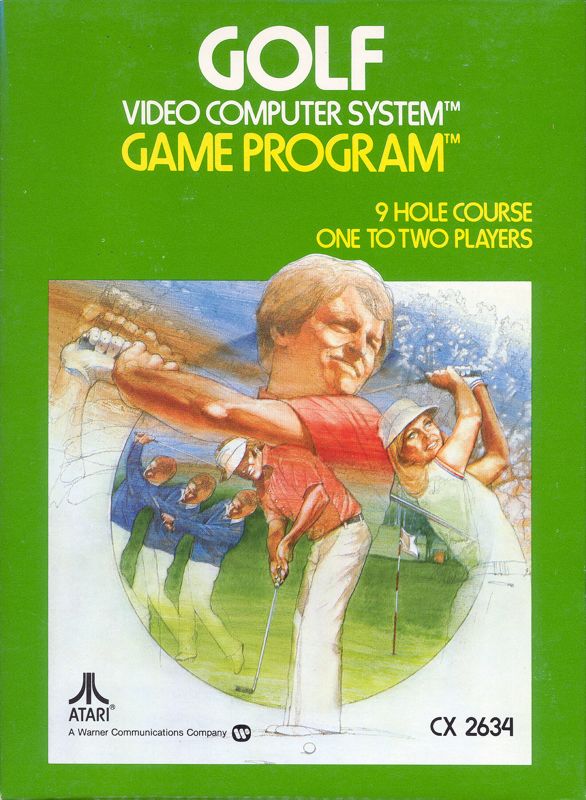 Front Cover for Golf (Atari 2600) (1980 release)