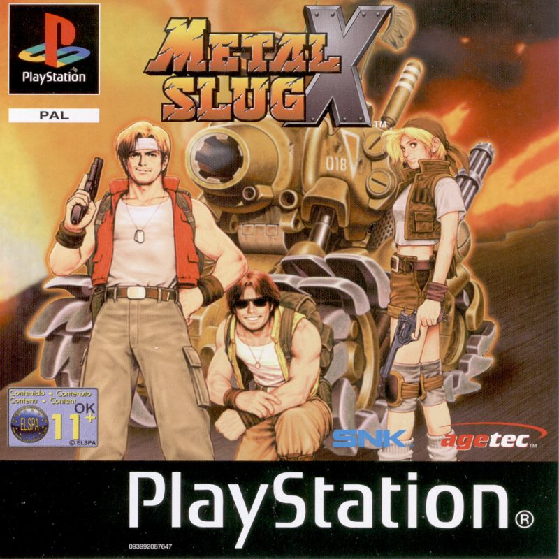 Front Cover for Metal Slug X (PlayStation)