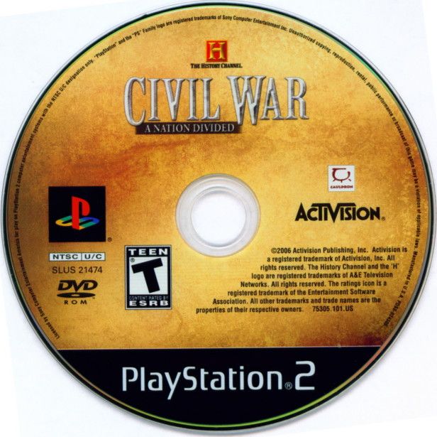 Media for The History Channel: Civil War - A Nation Divided (PlayStation 2)