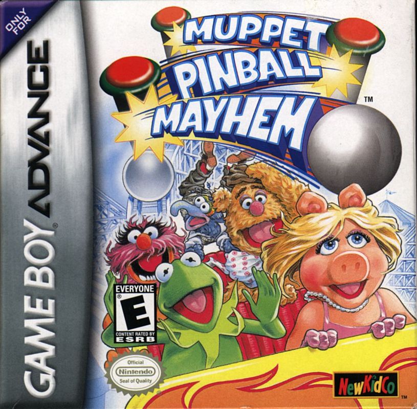 Front Cover for Muppet Pinball Mayhem (Game Boy Advance)