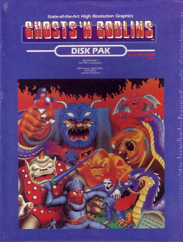 Front Cover for Ghosts 'N Goblins (DOS)