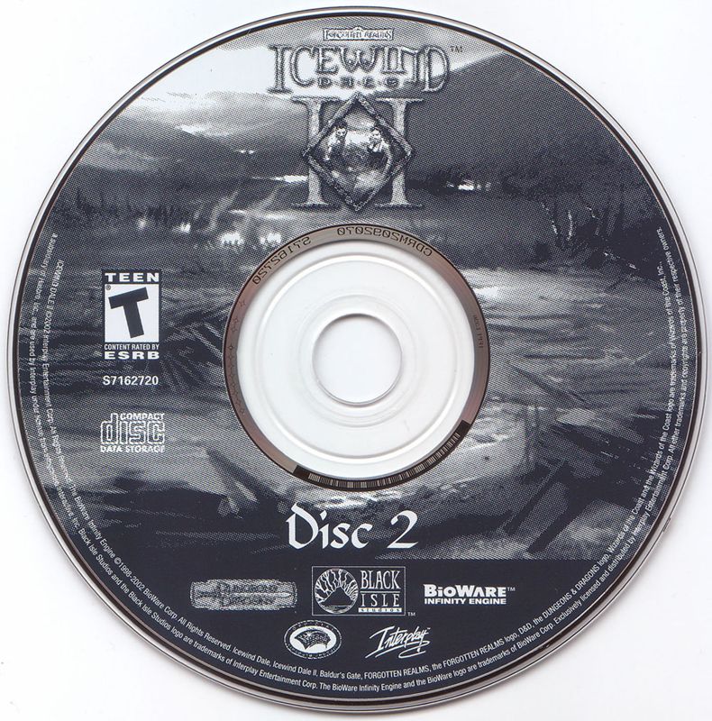 Media for Icewind Dale II (Windows): Disc 2
