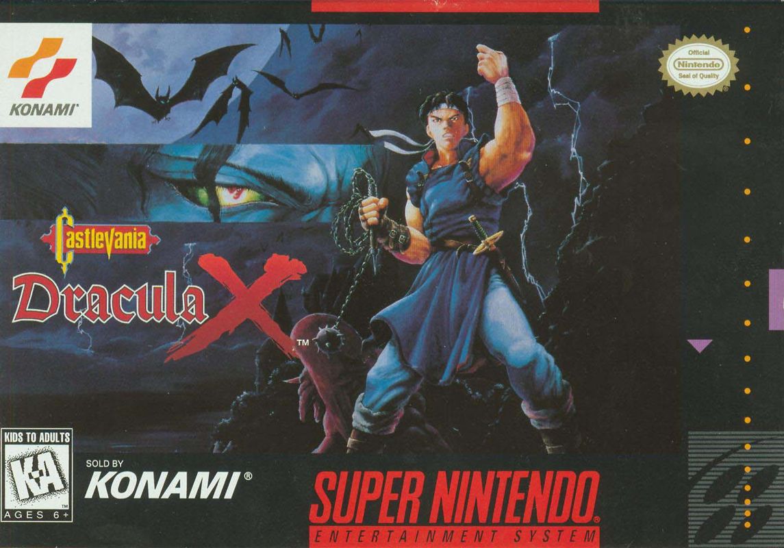 Front Cover for Castlevania: Dracula X (SNES)