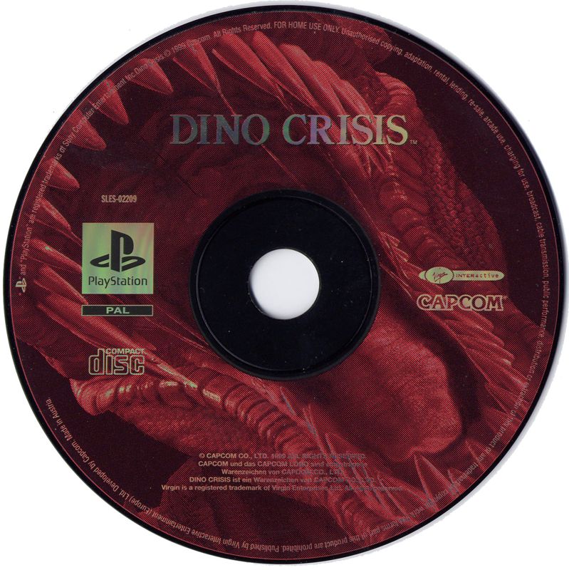 Dino Crisis cover or packaging material - MobyGames