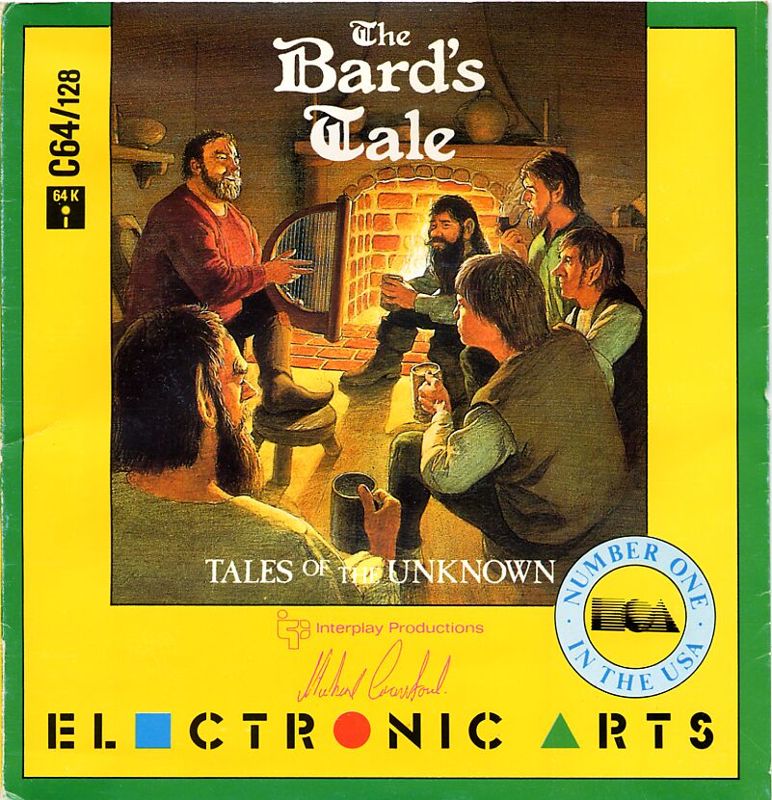 Front Cover for Tales of the Unknown: Volume I - The Bard's Tale (Commodore 64) (German EOA Release in hardplastic box)