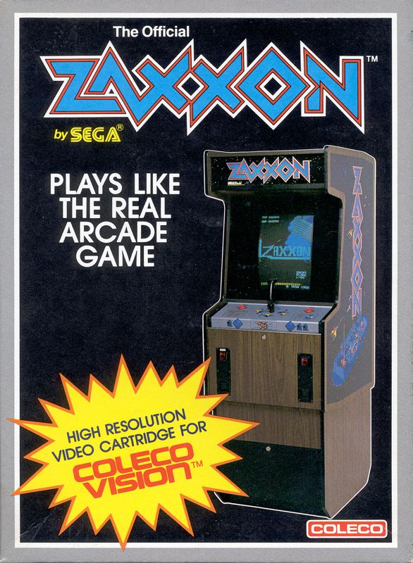 Front Cover for Zaxxon (ColecoVision)