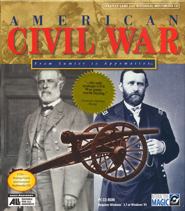 Front Cover for American Civil War: From Sumter to Appomattox (Windows and Windows 3.x)