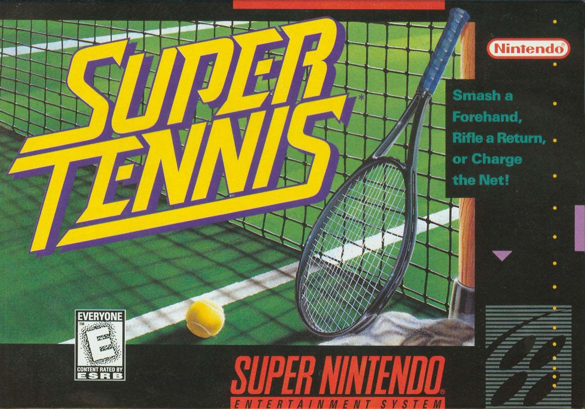 Front Cover for Super Tennis (SNES) (Re-release)