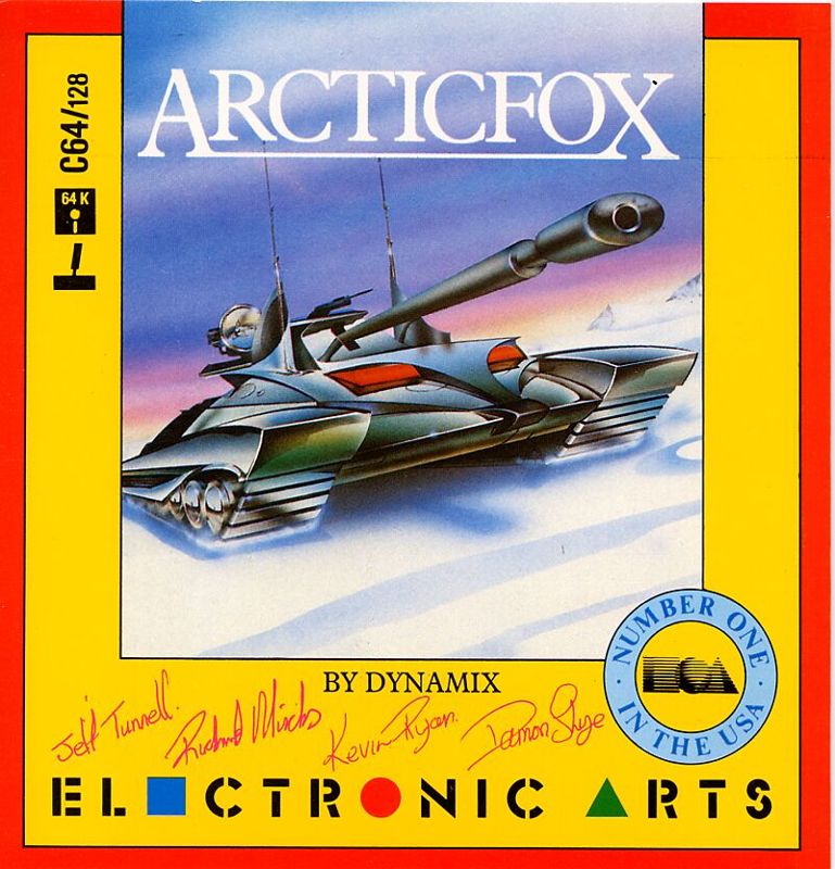 Front Cover for Arcticfox (Commodore 64)