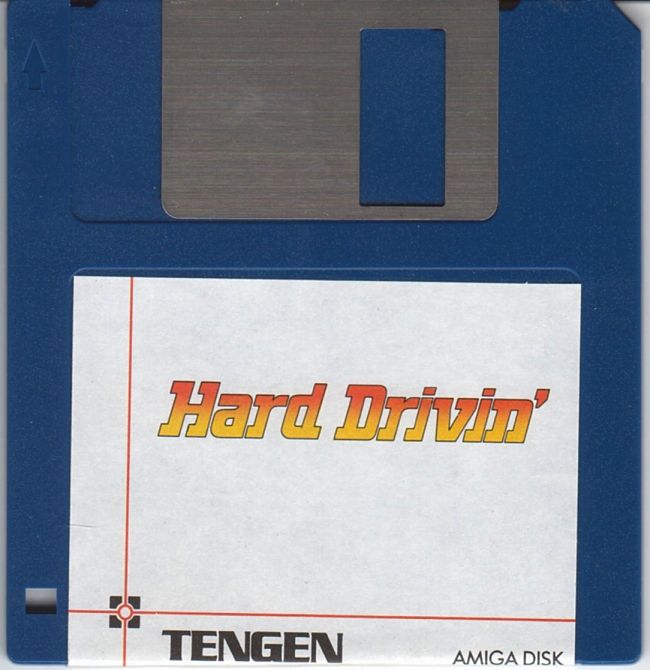 Media for Hard Drivin' (Amiga)