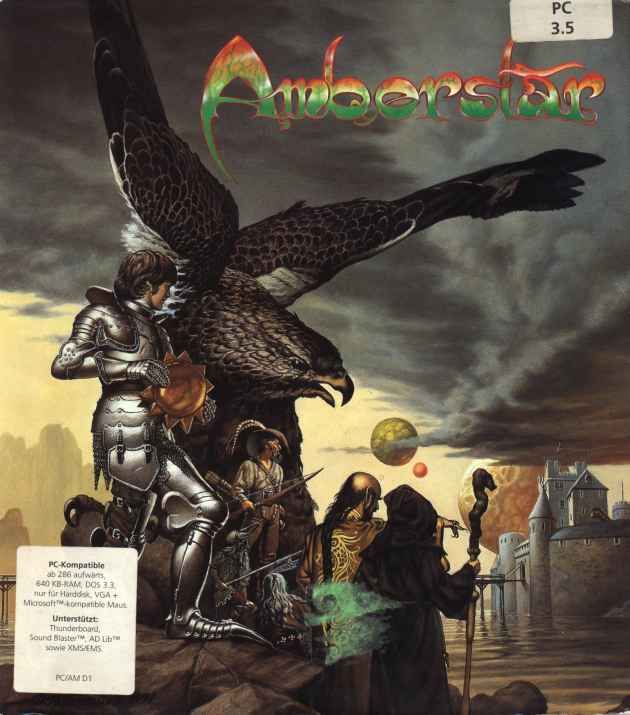 Front Cover for Amberstar (DOS)
