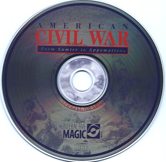 Media for American Civil War: From Sumter to Appomattox (Windows and Windows 3.x): Game CD