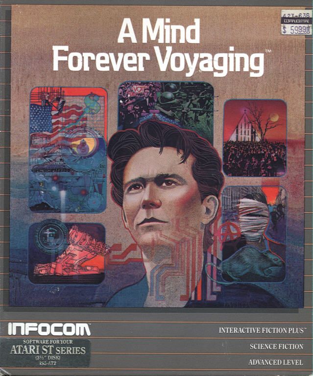 Front Cover for A Mind Forever Voyaging (Atari ST)
