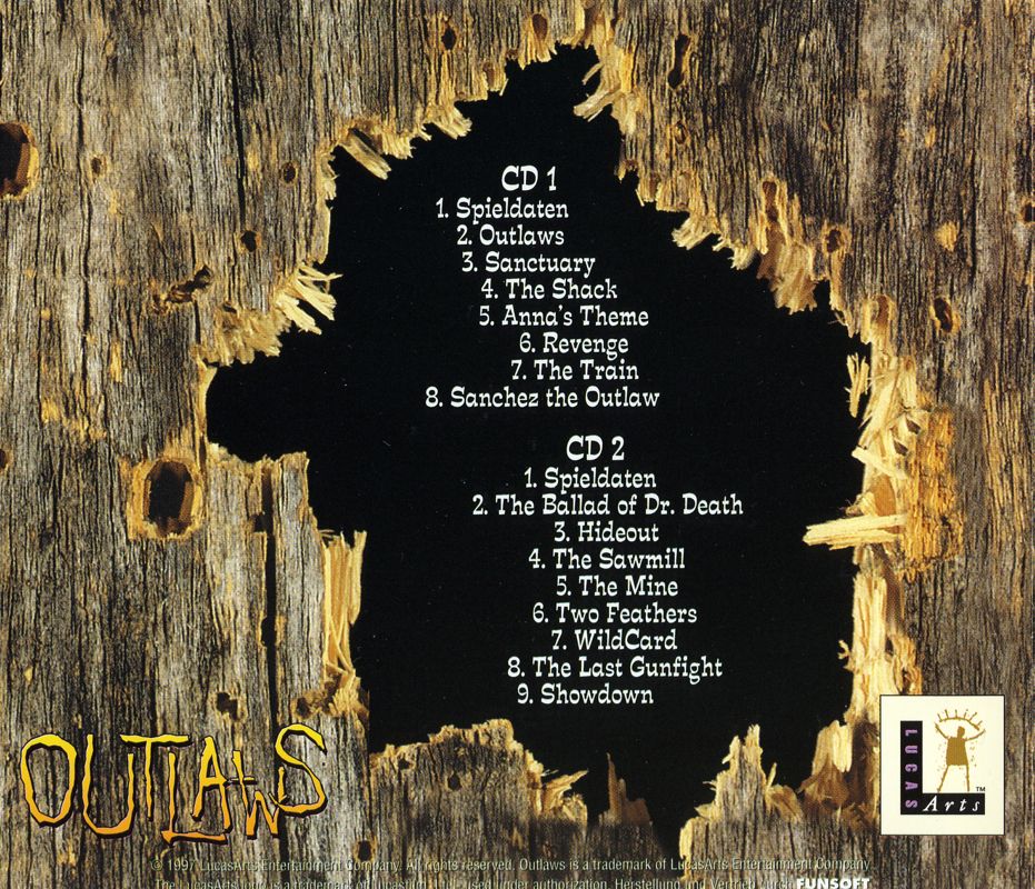 Other for Outlaws (Windows): Jewel Case - Back