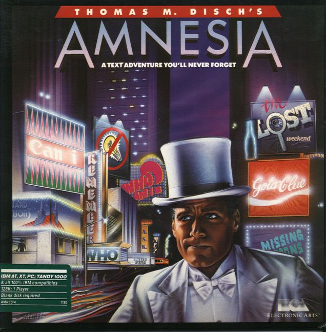 Front Cover for Amnesia (PC Booter)