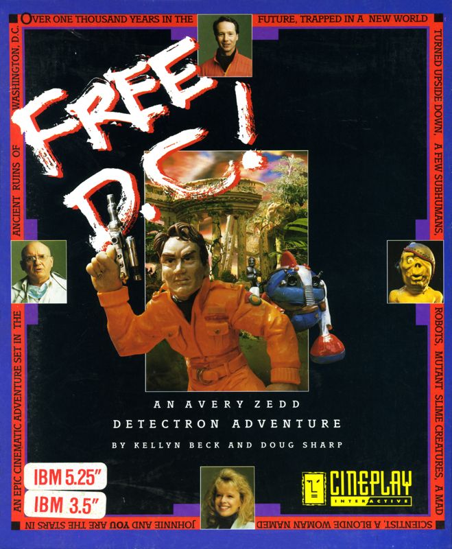 Front Cover for Free D.C! (DOS) (3.5" and 5.25" release)