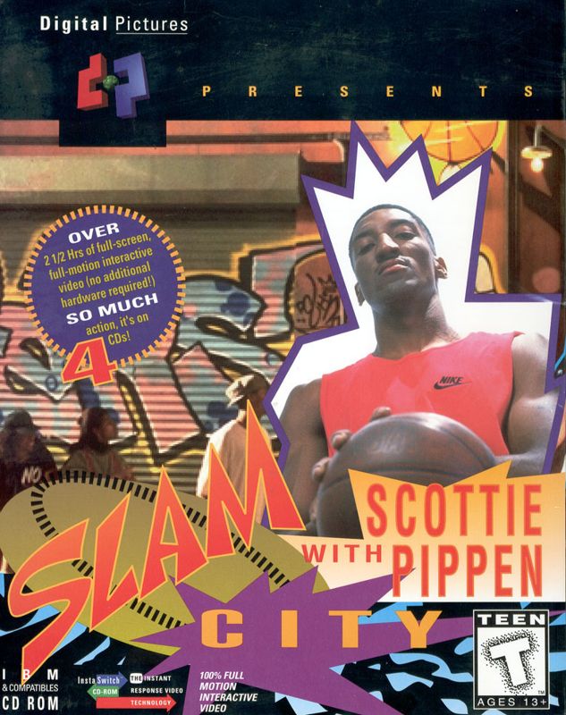 Front Cover for Slam City with Scottie Pippen (DOS)