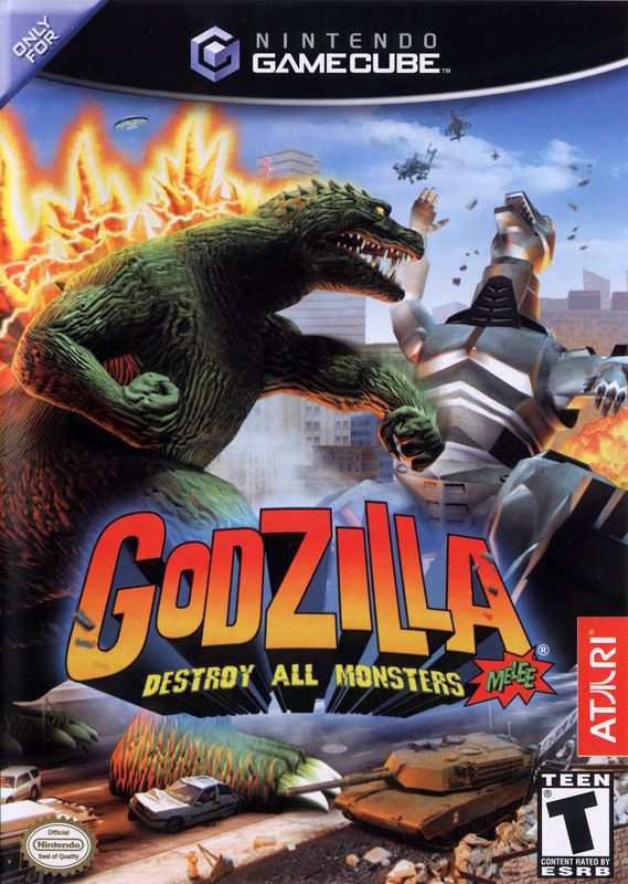 Front Cover for Godzilla: Destroy All Monsters Melee (GameCube)