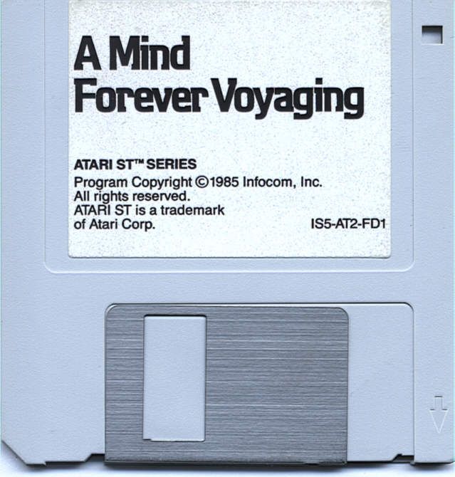 Media for A Mind Forever Voyaging (Atari ST)