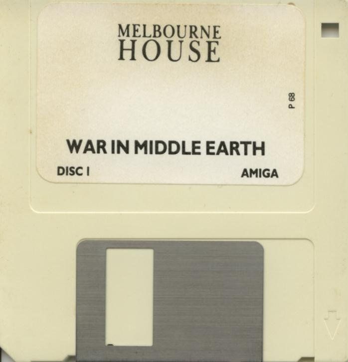 Media for J.R.R. Tolkien's War in Middle Earth (Amiga)