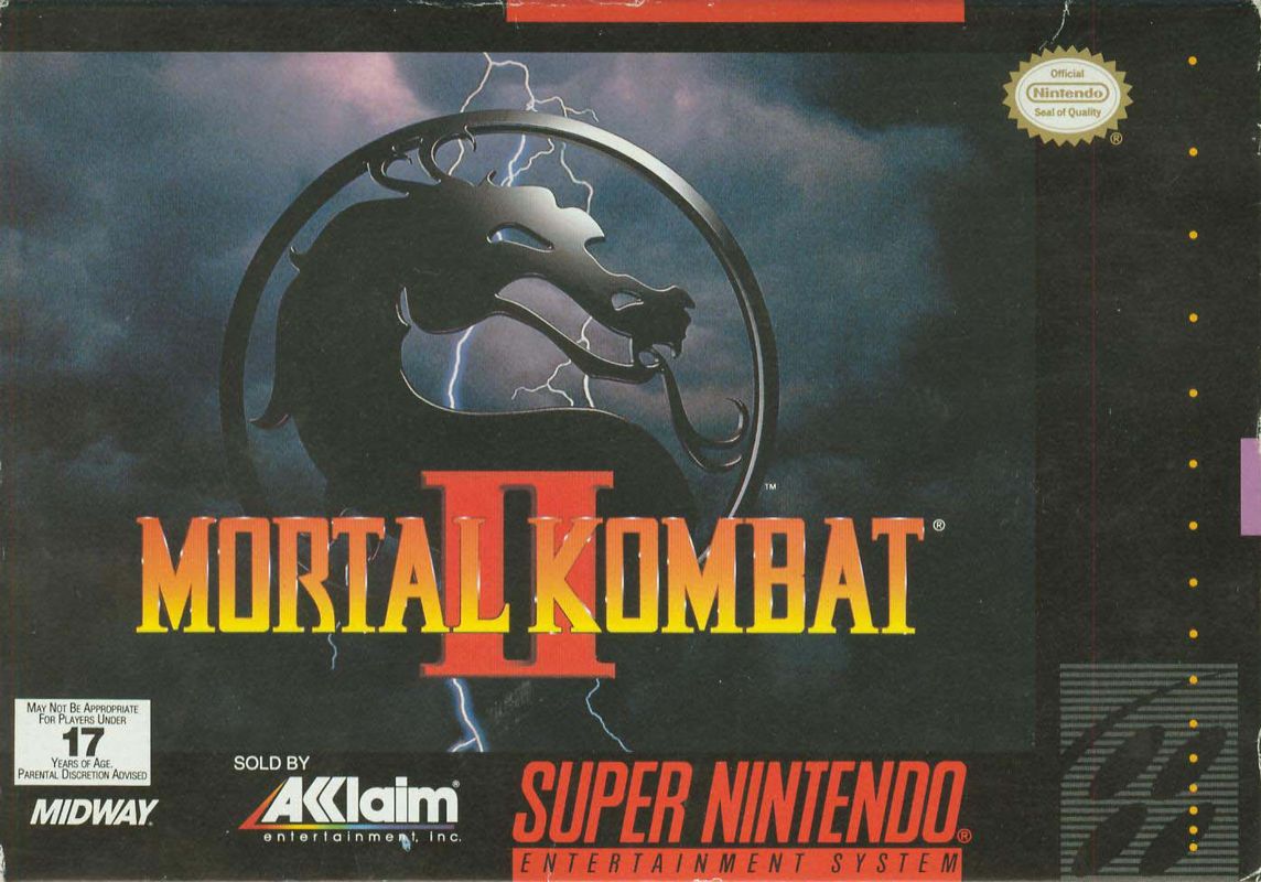 Front Cover for Mortal Kombat II (SNES)