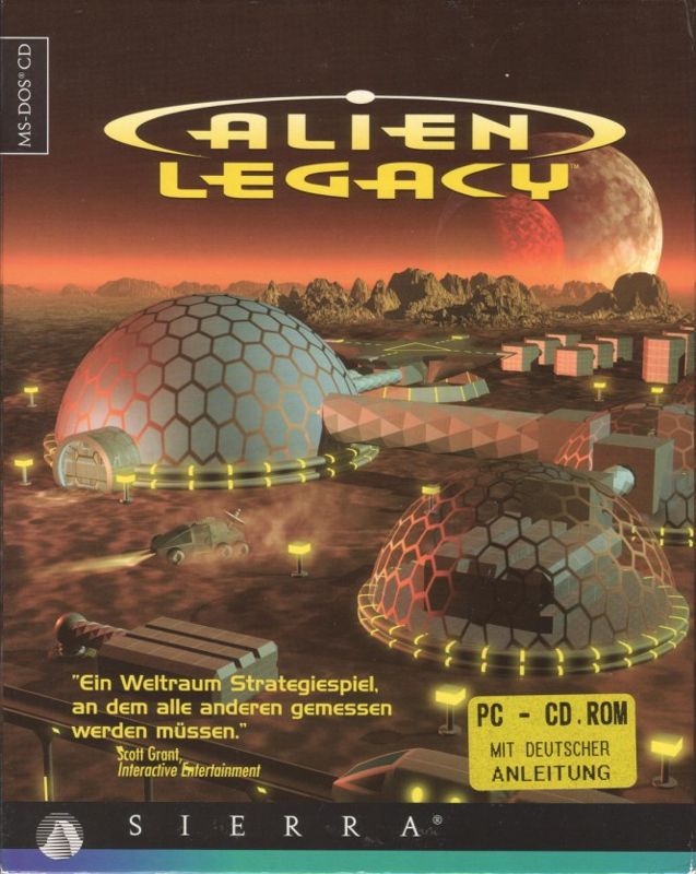 Alien Legacy cover or packaging material - MobyGames