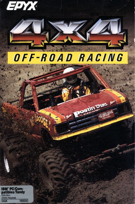 Front Cover for 4x4 Off-Road Racing (DOS)