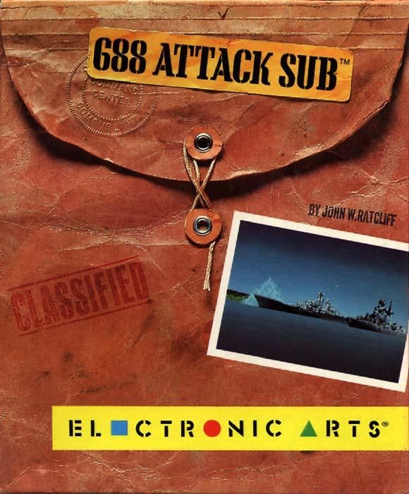 Front Cover for 688 Attack Sub (DOS)