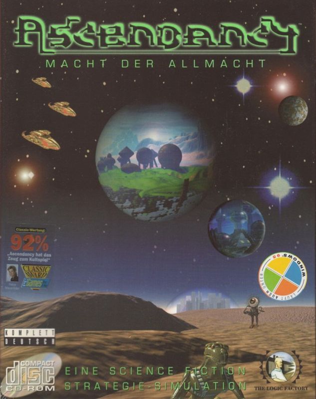 Front Cover for Ascendancy (DOS)