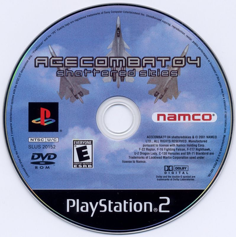 Media for Ace Combat 04: Shattered Skies (PlayStation 2)