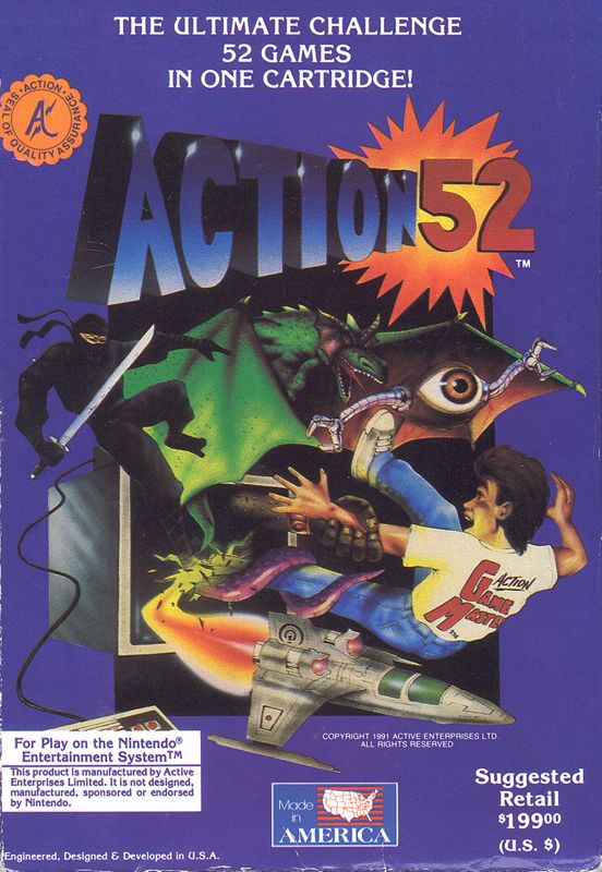 Front Cover for Action 52 (NES)