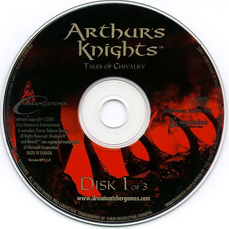 Media for Arthur's Knights: Tales of Chivalry (Windows): Disc 1
