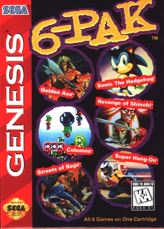 Front Cover for 6-PAK (Genesis)