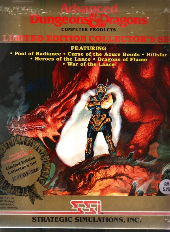 Front Cover for Advanced Dungeons & Dragons (Limited Edition Collector's Set) (DOS)
