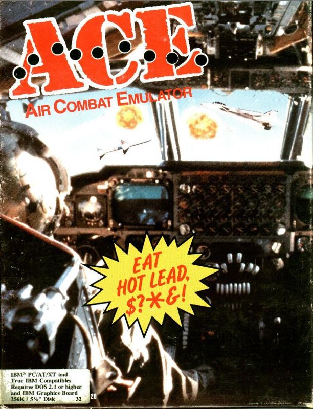 Front Cover for ACE: Air Combat Emulator (DOS)