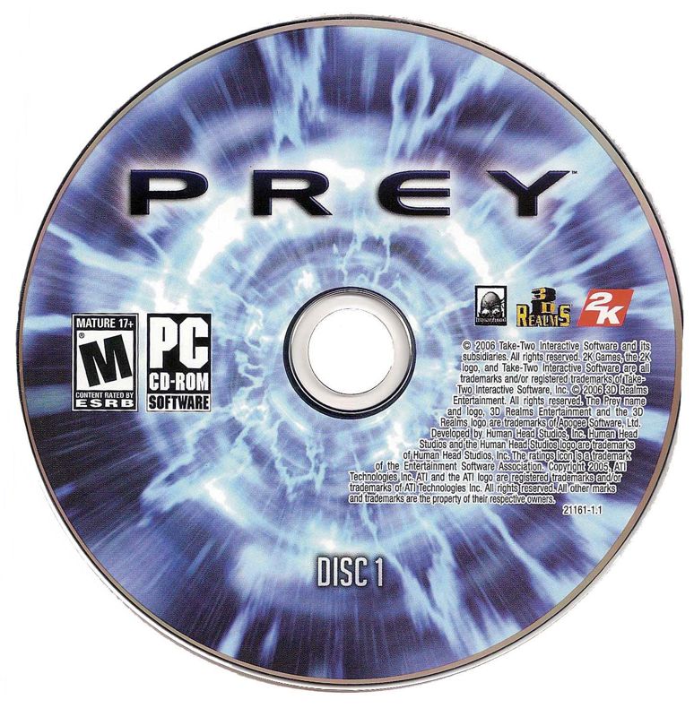 Media for Prey (Windows): Disc 1/3