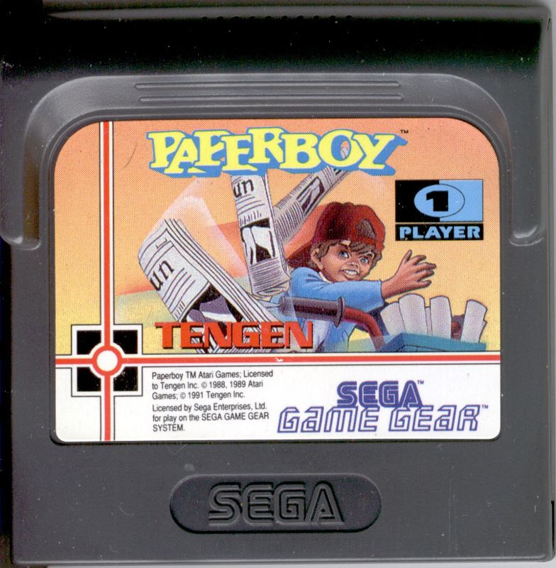 Media for Paperboy (Game Gear)