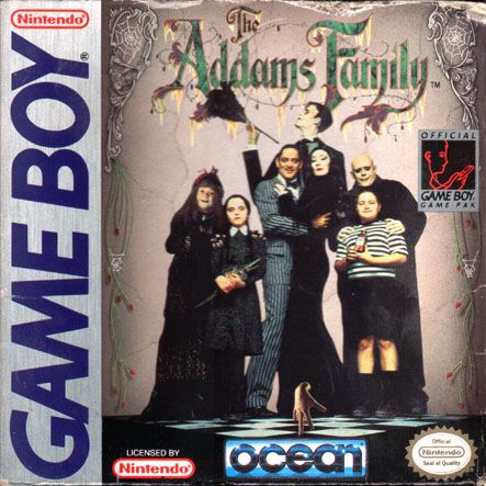 Front Cover for The Addams Family (Game Boy)