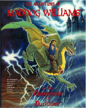 Front Cover for The Adventures of Maddog Williams in the Dungeons of Duridian (DOS)