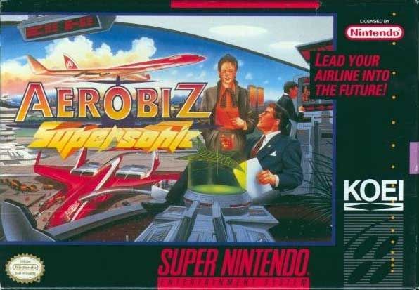 Front Cover for Aerobiz Supersonic (SNES)