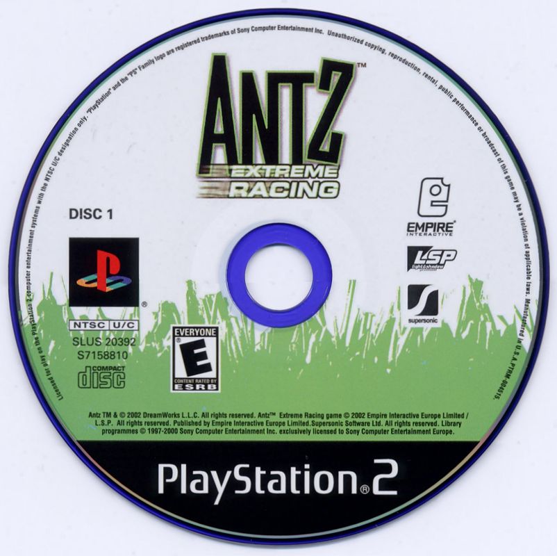 Media for Antz Extreme Racing (PlayStation 2)