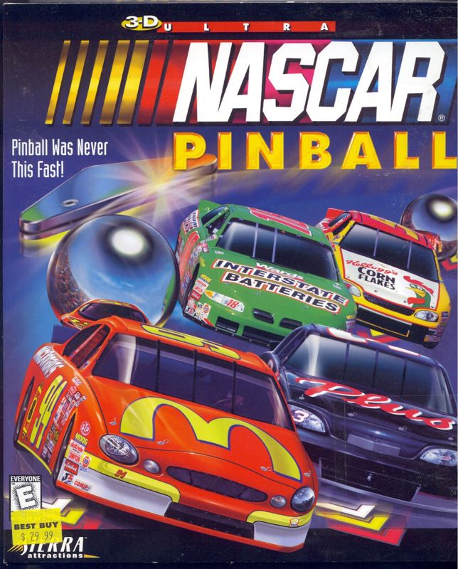 Front Cover for 3-D Ultra NASCAR Pinball (Windows)