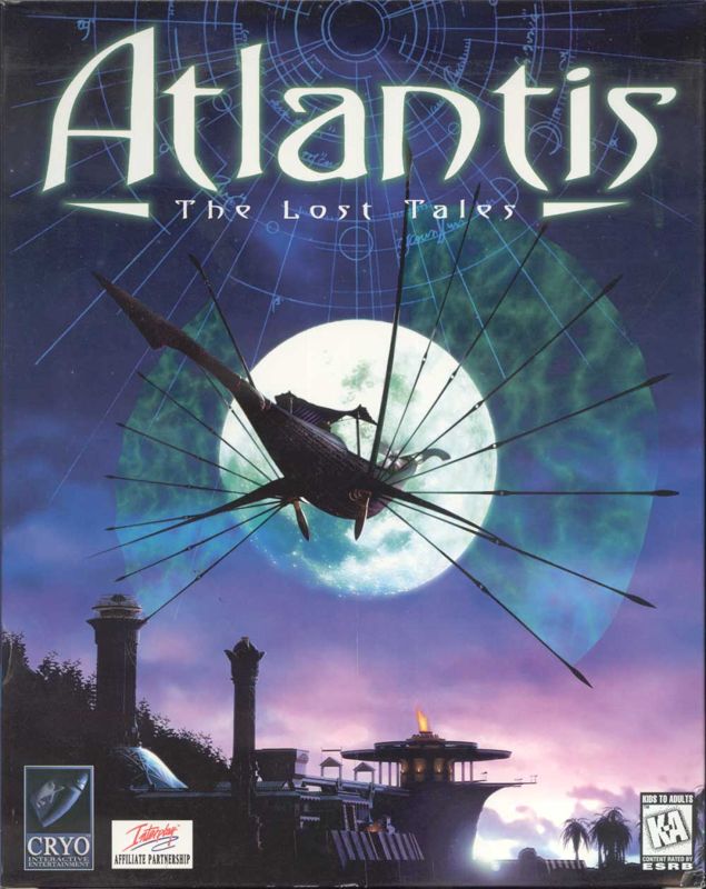 Front Cover for Atlantis: The Lost Tales (Windows)