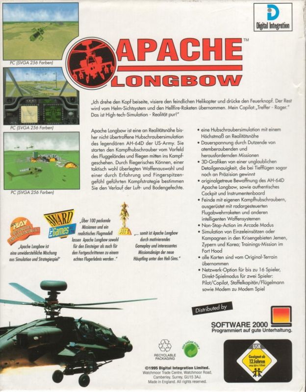 Back Cover for Apache (DOS and Windows)