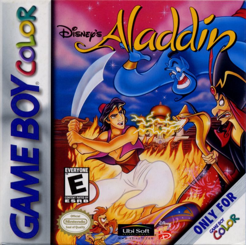 Front Cover for Disney's Aladdin (Game Boy Color)