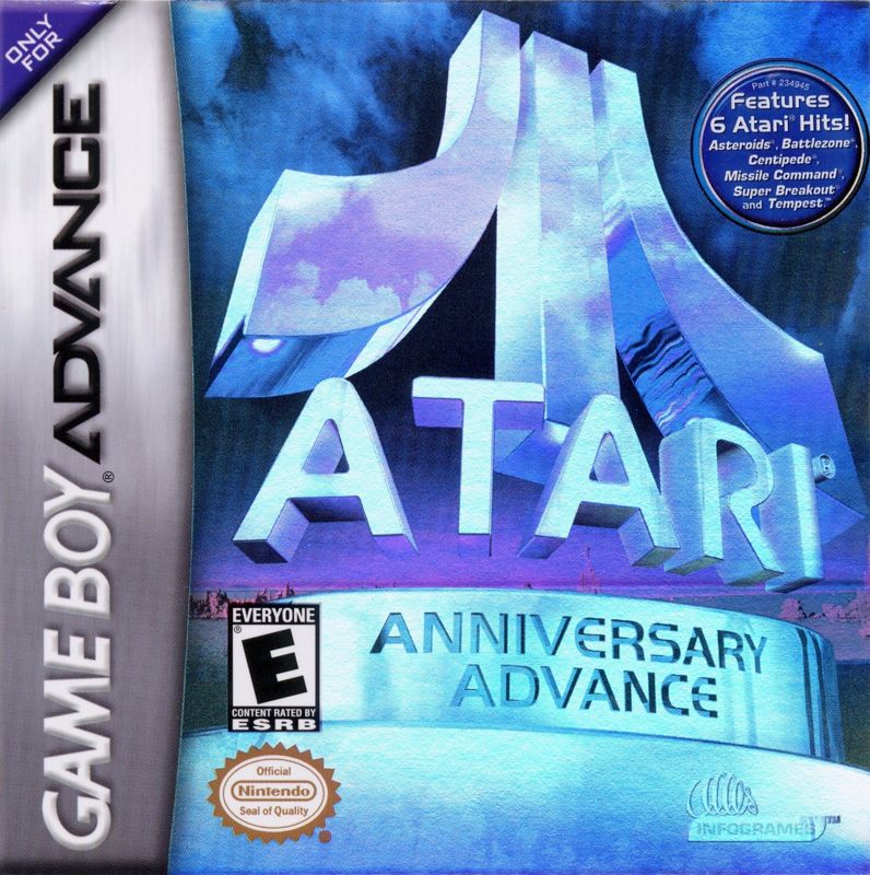 Front Cover for Atari: Anniversary Advance (Game Boy Advance)