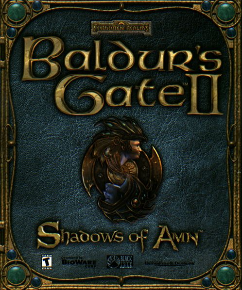 Front Cover for Baldur's Gate II: Shadows of Amn (Windows)