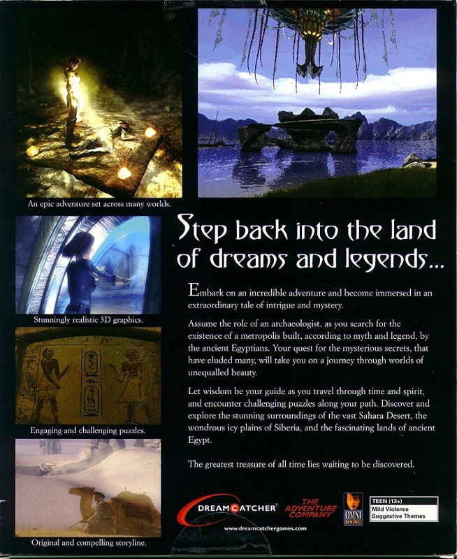 Back Cover for Beyond Atlantis II (Windows)