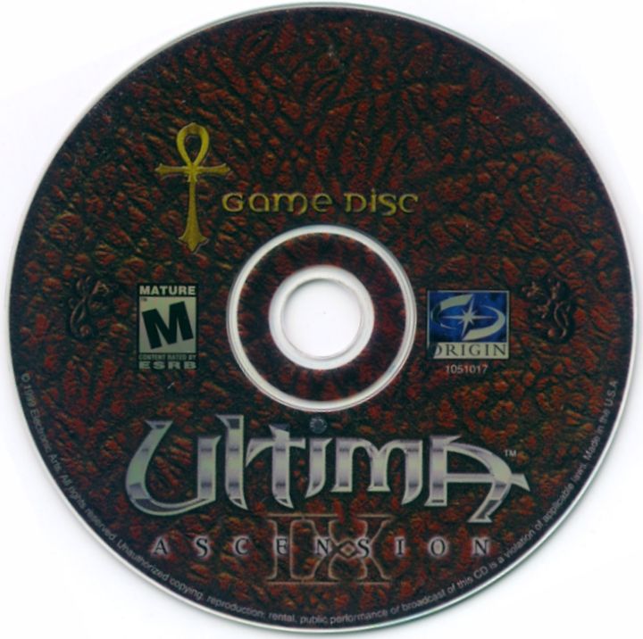 Media for Ultima IX: Ascension (Windows): Disc 2 - Game Disc