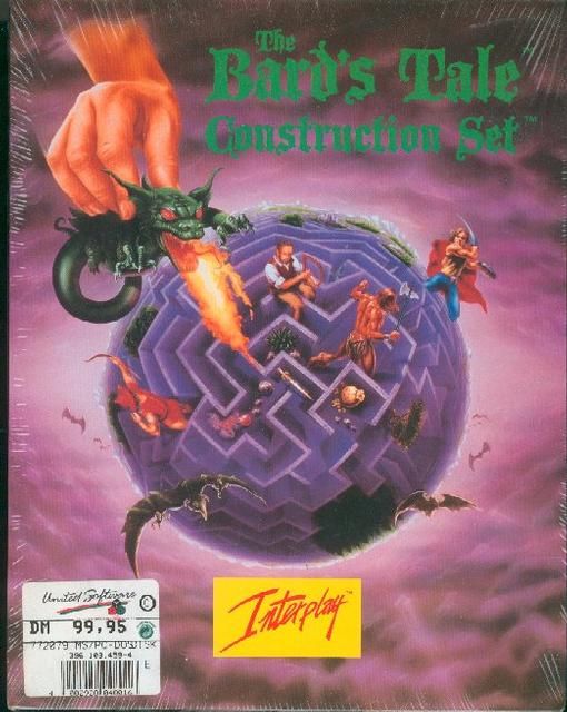 Front Cover for The Bard's Tale Construction Set (DOS)